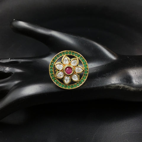 Polki best sale ring price