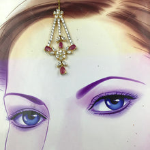 Zircon/AD Ruby Maang Tikka 14802-1943