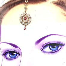 Zircon/AD Ruby Maang Tikka 19411-6593