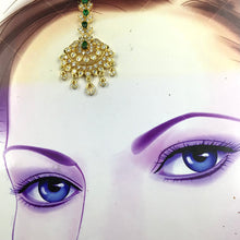 Zircon/AD Green Maang Tikka 18911-6093