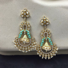 Long Designer Kundan Earring 12175-8466