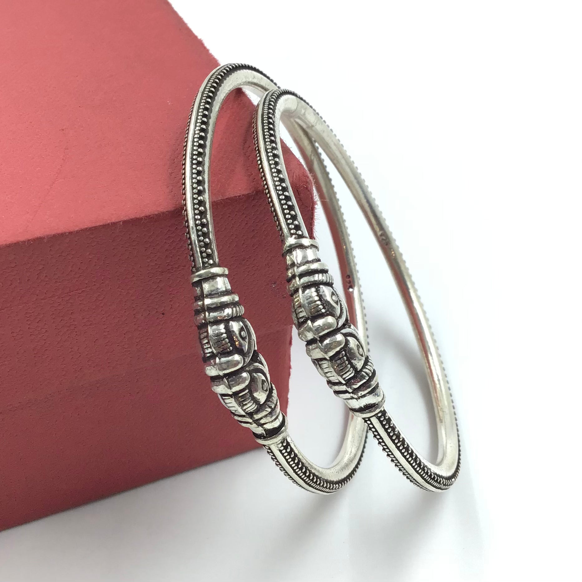 Pure Silver 925 hallmaked Bangles 6124-1190