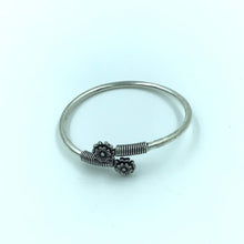 Silver Oxidized Silver Bracelet 7878-20