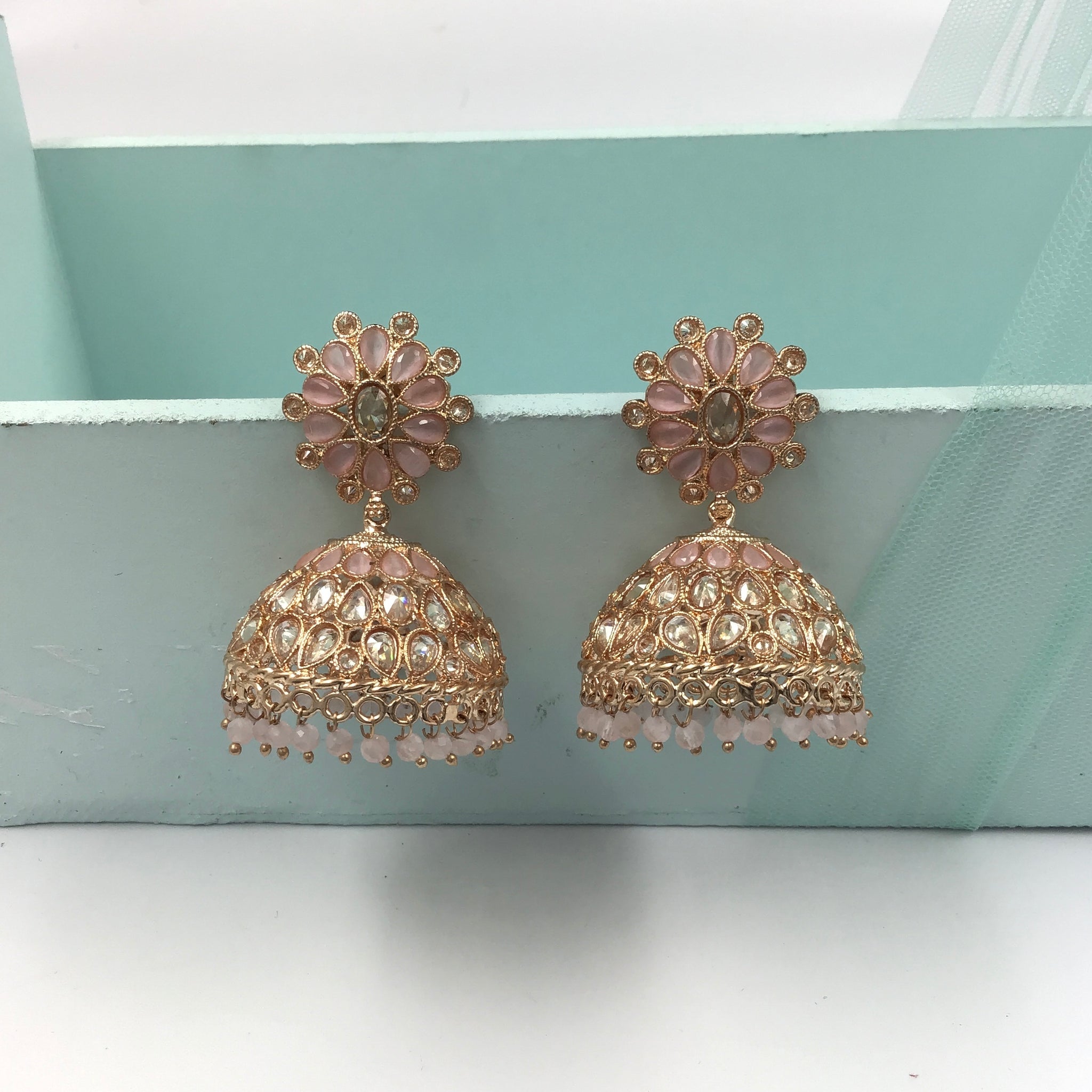 Pink Gold Look Earring 18056-5238