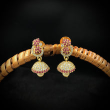 Jhumki Zircon/AD Earring 11167-33