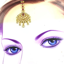 Zircon/AD Ruby Maang Tikka 18912-6094