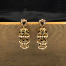 Blue Gold Look Earring 9759-4842