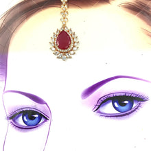Ruby Maang Tikka 12406-8834