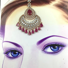 Zircon/AD Ruby Maang Tikka 12425-8864