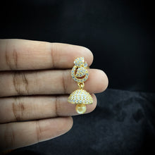 Jhumki Zircon/AD Earring 11167-33