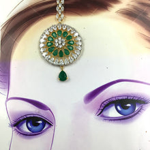 Green Maang Tikka 12421-8858