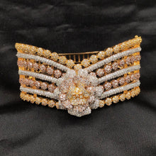 Three Tone Zircon/AD Bracelet 4969-9034