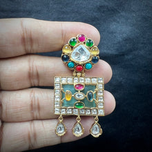 Sabyasachi Inspired Round Neck Kundan Necklace Set 10571-87