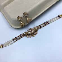 Choker Antique Necklace Set 10978-21