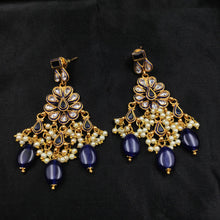 Blue Polki Choker Set 9708-21