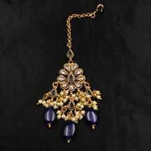 Blue Polki Choker Set 9708-21