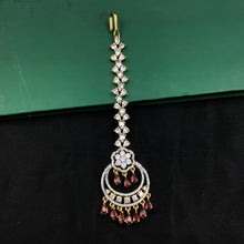Zircon/AD Ruby Maang Tikka 18914-6096