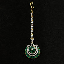 Zircon/AD Green Maang Tikka 16051-3198