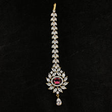 Zircon/AD Ruby Maang Tikka 15298-2445