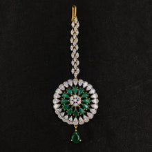 Green Maang Tikka 12421-8858