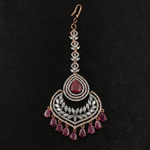 Zircon/AD Ruby Maang Tikka 12425-8864