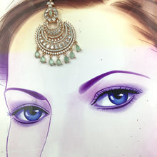 Mint Green Maang Tikka 13986-1077