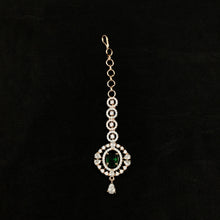 Zircon/AD Green Maang Tikka 16970-4118