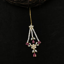 Zircon/AD Ruby Maang Tikka 14802-1943