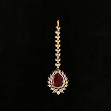 Ruby Maang Tikka 12406-8834