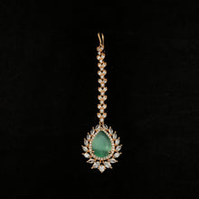 Mint Green Maang Tikka 12406-8837