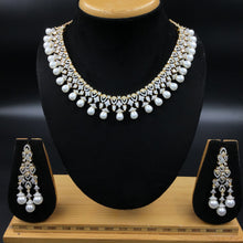 Round Neck Zircon/AD Necklace Set 6015-68