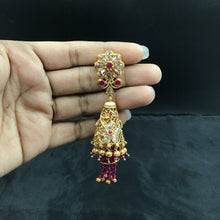 Ruby Gold Look Earring  12913-9532