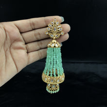 Mint Green Gold Look Earring 10074-5367