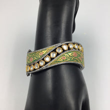 Kundan Meenakari Green Bracelet 10016-5266
