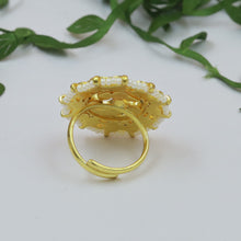Adjustable Pachhi Kundan Ring 22511-99