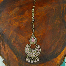 Pink Antique Necklace Set 19721-6905