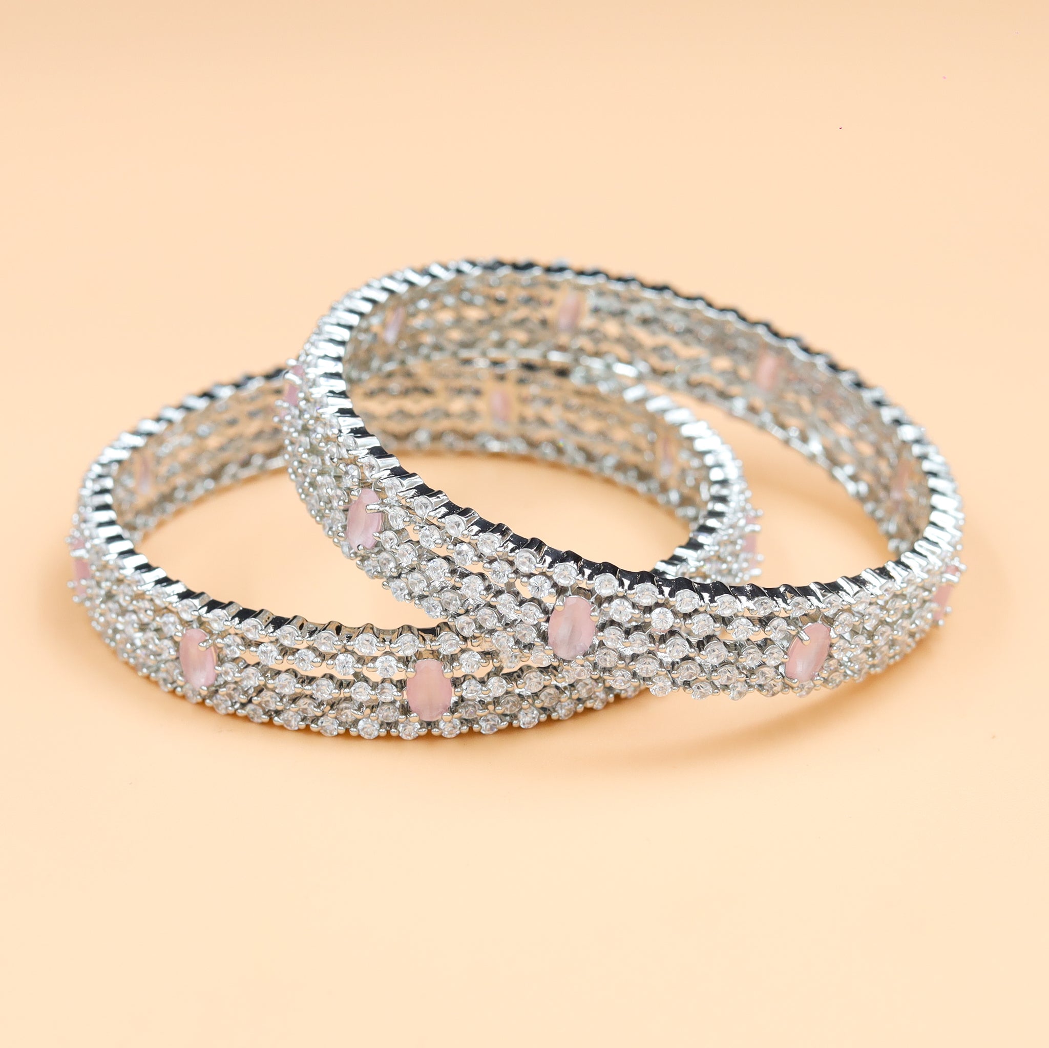 Zircon/AD Bangles/Kada 10148-4