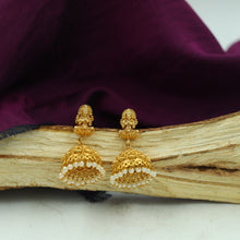 Jhumki Temple Earring 16680-33