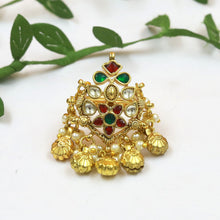 Adjustable Pachhi Kundan Ring 22510-99