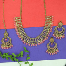 Round Neck Antique Necklace Set 3677-28