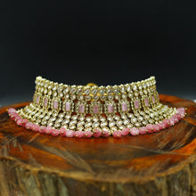Pink Antique Choker Set 19519-6702