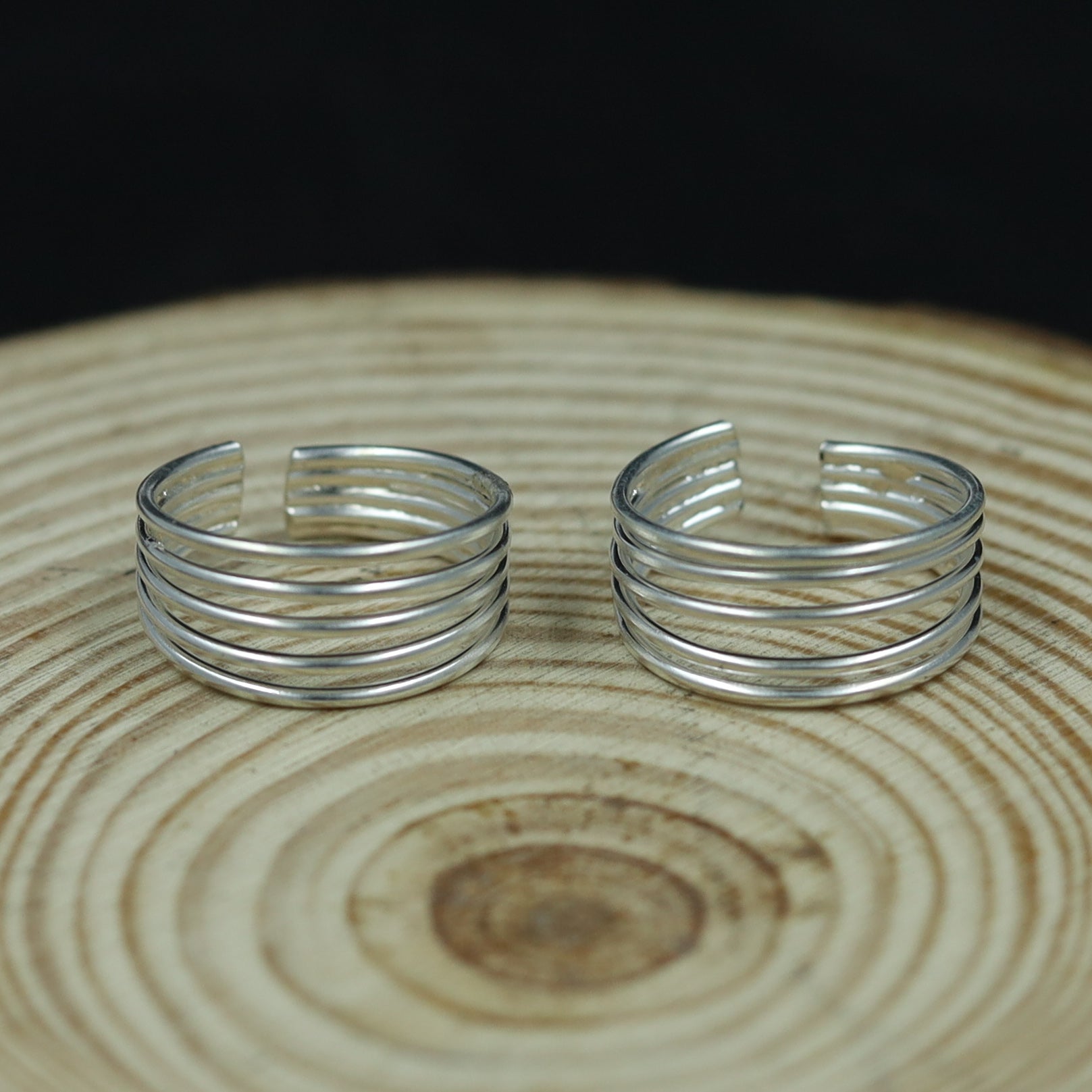 Buy Silver Handcrafted Toe Ring | ARST95/ARDI14NOV | The loom