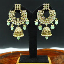 Mehandi Polish Mint Green Necklace Choker Set 14330-1420