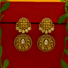 V Neck Antique Necklace Set 20724-28