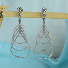 Silver Zircon/AD Earring