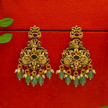 V Neck Antique Necklace Set 22340-21