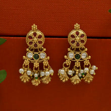 Round Neck Pearl Antique Necklace Set 21547-94