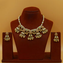 Round Neck Pearl Antique Necklace Set 21547-94