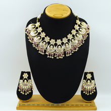 Round Neck Kundan Necklace Set 12202-28