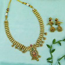 V Neck Antique Necklace Set 22325-21